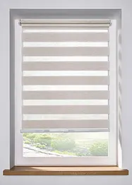 Store double sans chaînette effet lin, bonprix