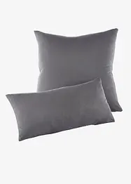 Lot de 2 housses de coussin en jersey, bonprix