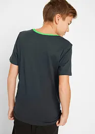 Lot de 2 T-shirts 100% coton, bonprix