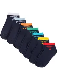 Kurzsocken mit Bio-Baumwolle (7er Pack), bonprix