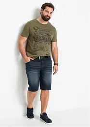 Bermuda en jean extensible, Slim Fit, bonprix