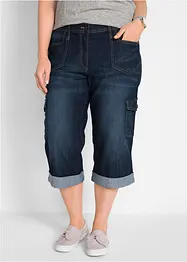 Cargo Jeans, Mid Waist, Stretch, bonprix