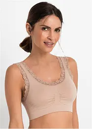 Lot de 2 brassières sans coutures Feel Comfort, bonprix