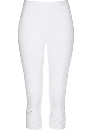 Capri-Leggings mit Glitzersteinen, bonprix