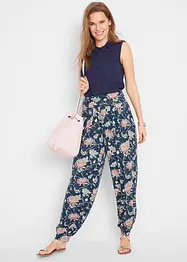 Pantalon sarouel en jersey, Loose Fit, bonprix