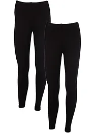 Leggings (2er-Pack), lang, bonprix