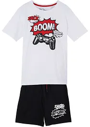 T-shirt et bermuda (ens. 2 pces) en jersey 100% coton, bonprix