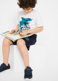 Jungen T-Shirt mit Wendepaillette + Hose (2-tlg. Set), bpc bonprix collection