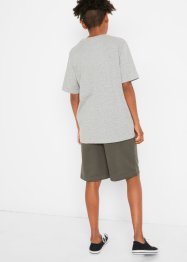 Jungen T-Shirt und Sweat-Bermuda (2-tlg.Set), bpc bonprix collection
