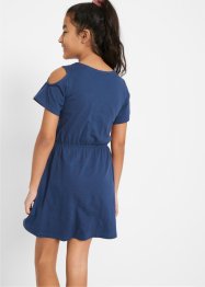 Mädchen Cold-Shoulder-Kleid aus Bio-Baumwolle, bpc bonprix collection