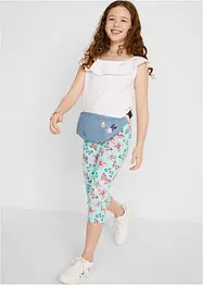 Lot de 2 leggings 3/4 fille, bonprix