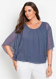 Chiffonbluse mit Untertop, bonprix