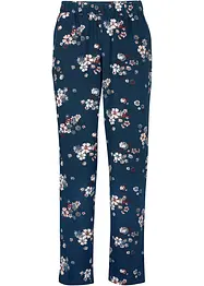 Pantalon à enfiler en viscose avec taille confortable et large au niveau des cuisses, bonprix