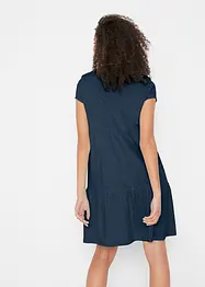 Baumwoll Tunika-Kleid, kurzarm, bonprix