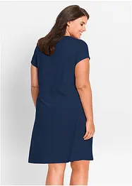 Shirtkleid aus Bio-Baumwolle, Kurzarm, bonprix