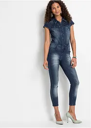 Jeans-Jumpsuit mit Knöpfen, RAINBOW