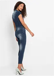 Jeans-Jumpsuit mit Knöpfen, RAINBOW