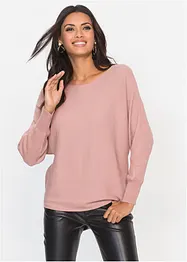 Oversize-Ripp-Pullover, bonprix