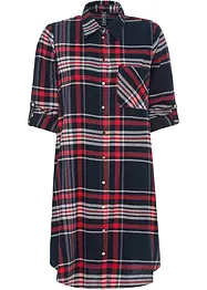 Hemdblusenkleid aus reiner Baumwolle, bonprix