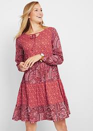 Robe courte en jersey en mélange coton viscose, trapèze, bpc bonprix collection