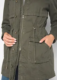 Baumwoll Parka mit Jerseyfutter, bonprix