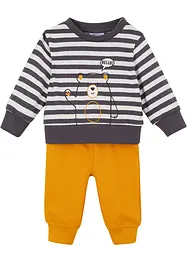 Baby Langarmshirt und Sweathose (2-tlg.Set) aus Bio Baumwolle, bonprix