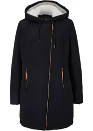 Jacke mit Teddyfell-Kapuze, bonprix