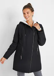 Jacke mit Teddyfell-Kapuze, bonprix