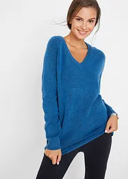 Strickpullover mit V-Ausschnitt, Oversized Fit, bonprix