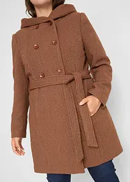 Manteau court à teneur en laine, bonprix