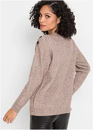 Pullover mit Knöpfen, bonprix