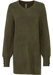 Longpullover mit Knöpfen, bonprix