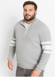 Troyer Pullover mit recycelter Baumwolle, bpc bonprix collection