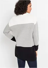 Gestreifter Long-Pullover, bonprix