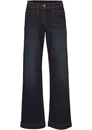 Wide Leg Jeans Mid Waist, Bequembund, bonprix