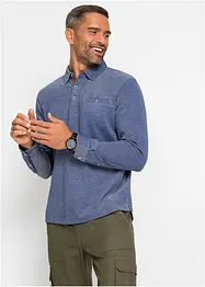 Piqué-Poloshirt, Langarm, bonprix