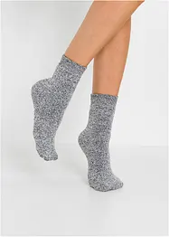 Thermo Frottee Socken mit Bio-Baumwolle (5er Pack), bonprix
