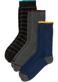 Thermo Socken (3er Pack) mit recyceltem Polyester, bpc bonprix collection