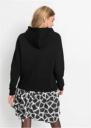 Robe sweat style 2 en 1, bonprix