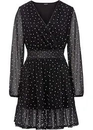 Robe courte à volant, bonprix