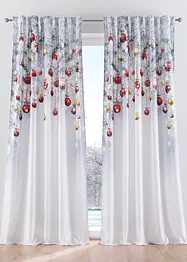 Vorhang mit weihnachtlichem Druck (1er Pack), bonprix
