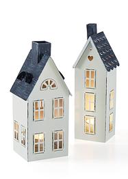 Windlicht im Haus-Design (2-tlg.Set), bpc living bonprix collection