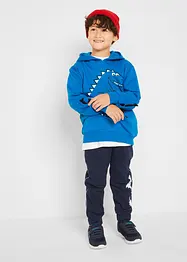 Jungen Kapuzensweatshirt Dino aus Bio-Baumwolle, bonprix