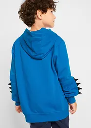 Sweat-shirt garçon à capuche imprimé dino, bonprix