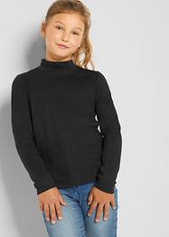 Mädchen Rollkragen-Shirt (2er-Pack) Bio-Baumwolle, bpc bonprix collection
