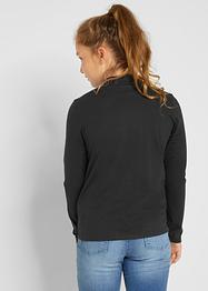 Mädchen Rollkragen-Shirt (2er-Pack) Bio-Baumwolle, bpc bonprix collection