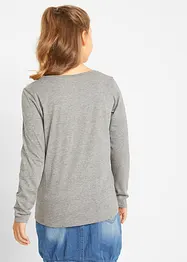 Mädchen Langarmshirt mit Bio-Baumwolle, bonprix