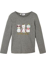 Mädchen Langarmshirt mit Bio-Baumwolle, bpc bonprix collection
