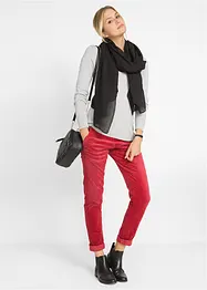 Pull col en V en fine maille, bonprix