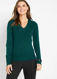 Pullover mit V-Ausschnitt, bonprix